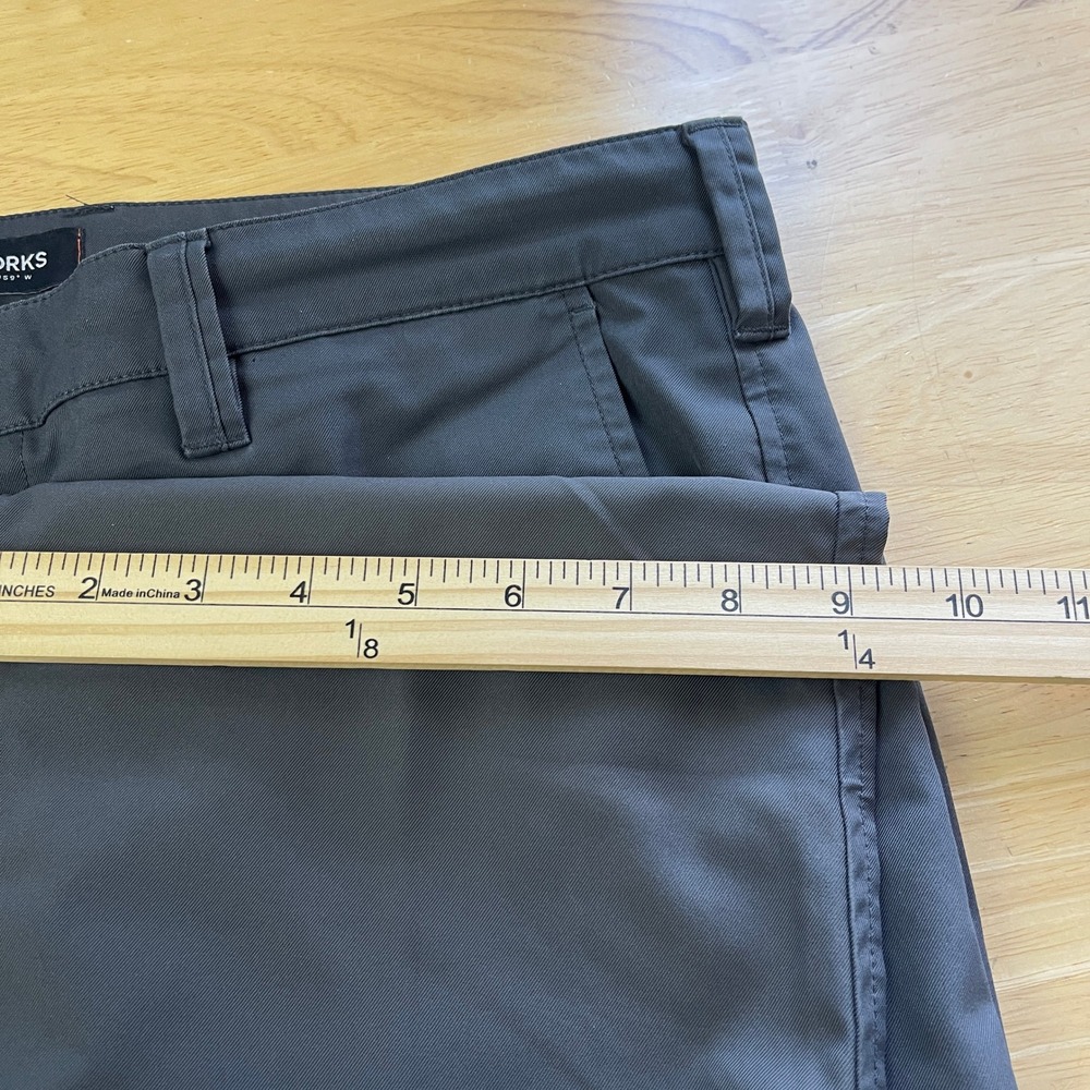 Bluffworks Ascender Chino Pants Mens 36x30 Tailored Charcoal Grey Travel *READ - Picture 10 of 12